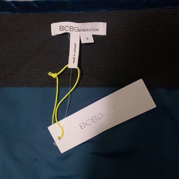 BCBG, Velvet, Midnight Blue Haze, Bodycon Mini Skirt - Picture 5 of 16